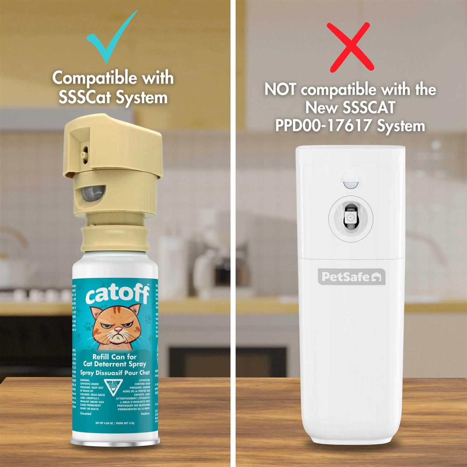 Cat Deterrent Spray Refill for Indoor Pet Training System K116