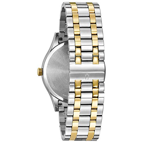 Men's Classic Stainless Steel Watch with Diamonds and Day Date T311