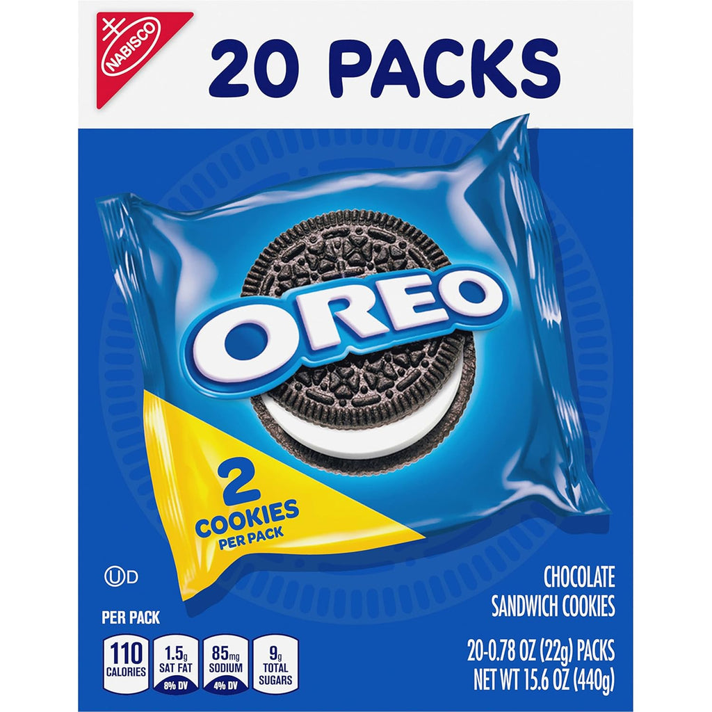 Chocolate Sandwich Cookies, 20 Snack Packs O437916