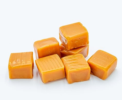 Soft and Chewy Caramel Candy Squares, Bulk 2 lb Bag N57120