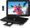 19.6" Portable DVD Player with 17.1" HD Swivel Screen, 4H Rechargeable Battery, Support USB/SD Card/Discs/Sync TV, Dual Stereo Speakers, Last Memory, Car Charger, Remote Control