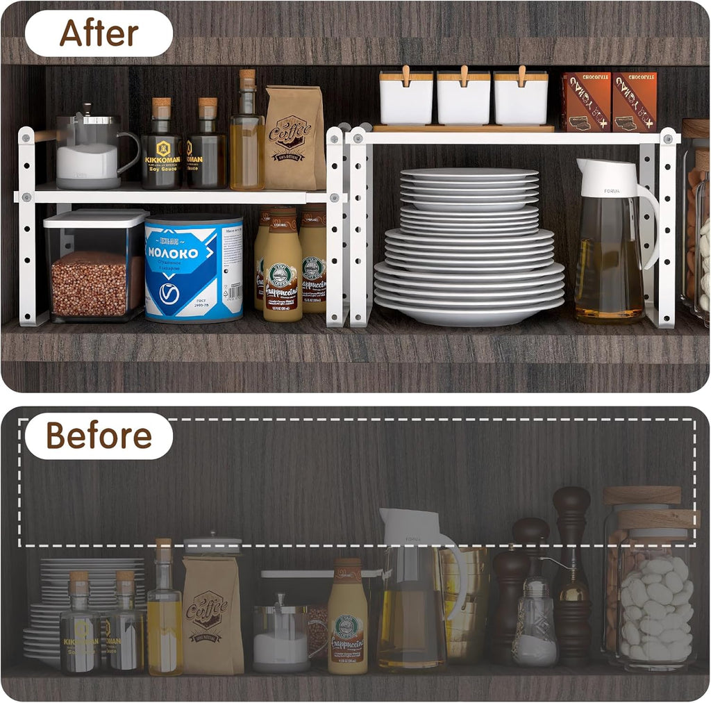 Expandable Shelf Organizer for Kitchen Countertop D879564