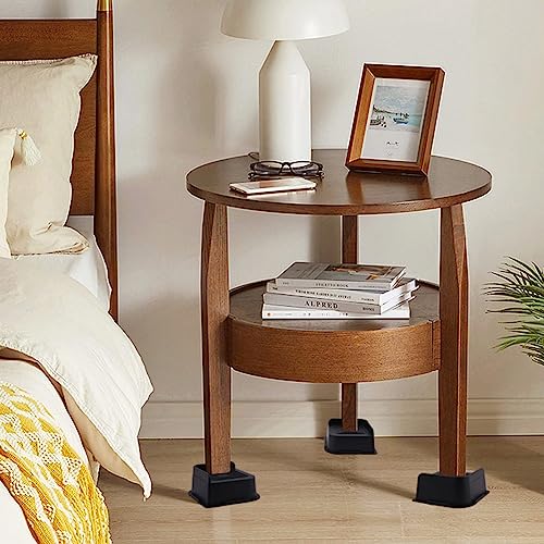 Furniture Risers for Bed, Couch, Sofa, Table and Chair, 2 or 4 Inch, Black W8830