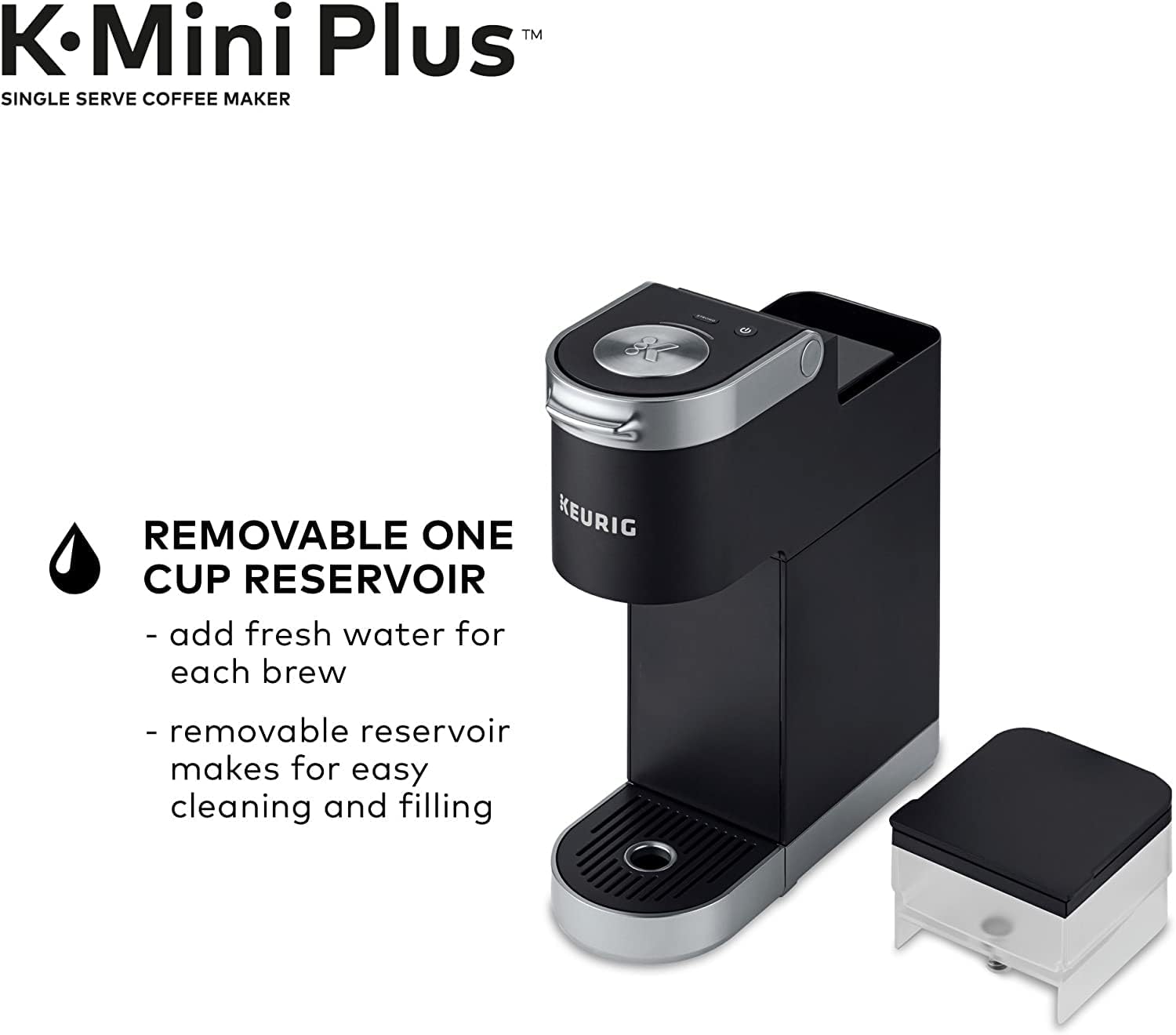 Single Serve Coffee Maker with K-Cup Pod Storage D38872