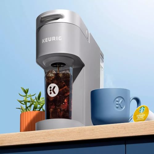 Single-Serve Coffee Maker with Iced Coffee Option, 3 Cup Sizes, Black T218