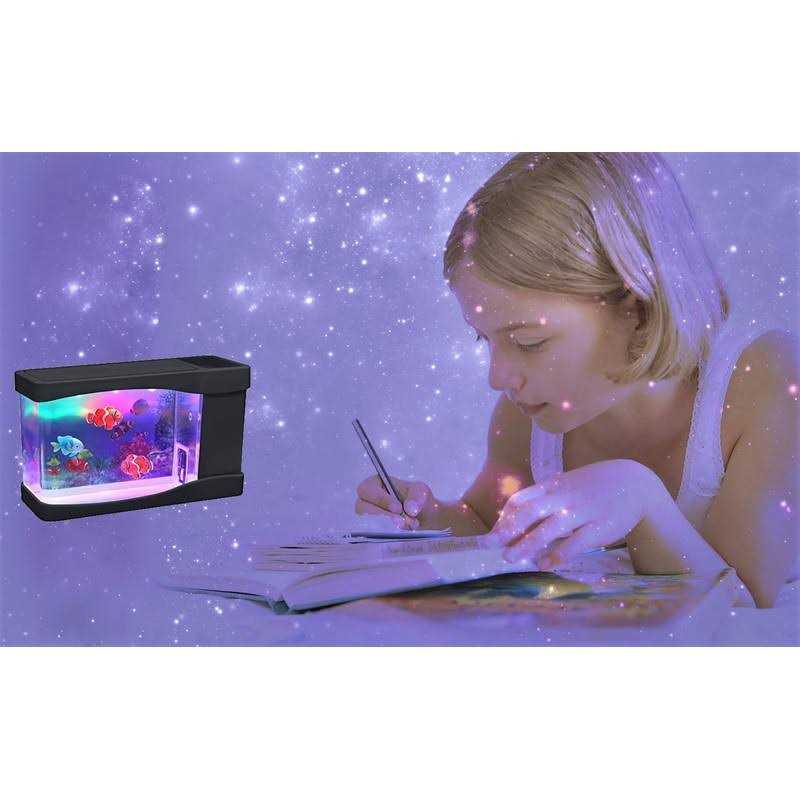 Mini LED Aquarium with Bubbles K319521