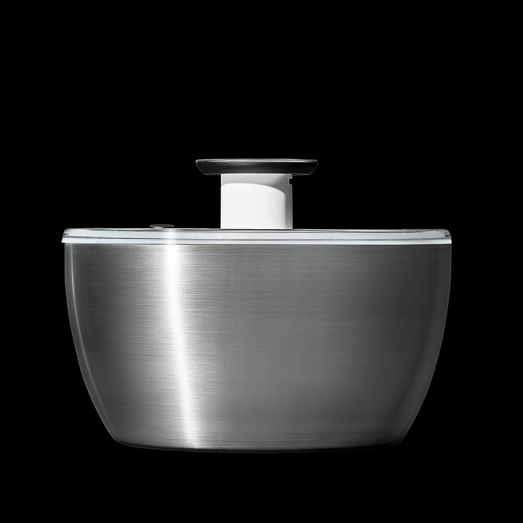 Stainless Steel Salad Spinner, 6.34 Qt. G495055