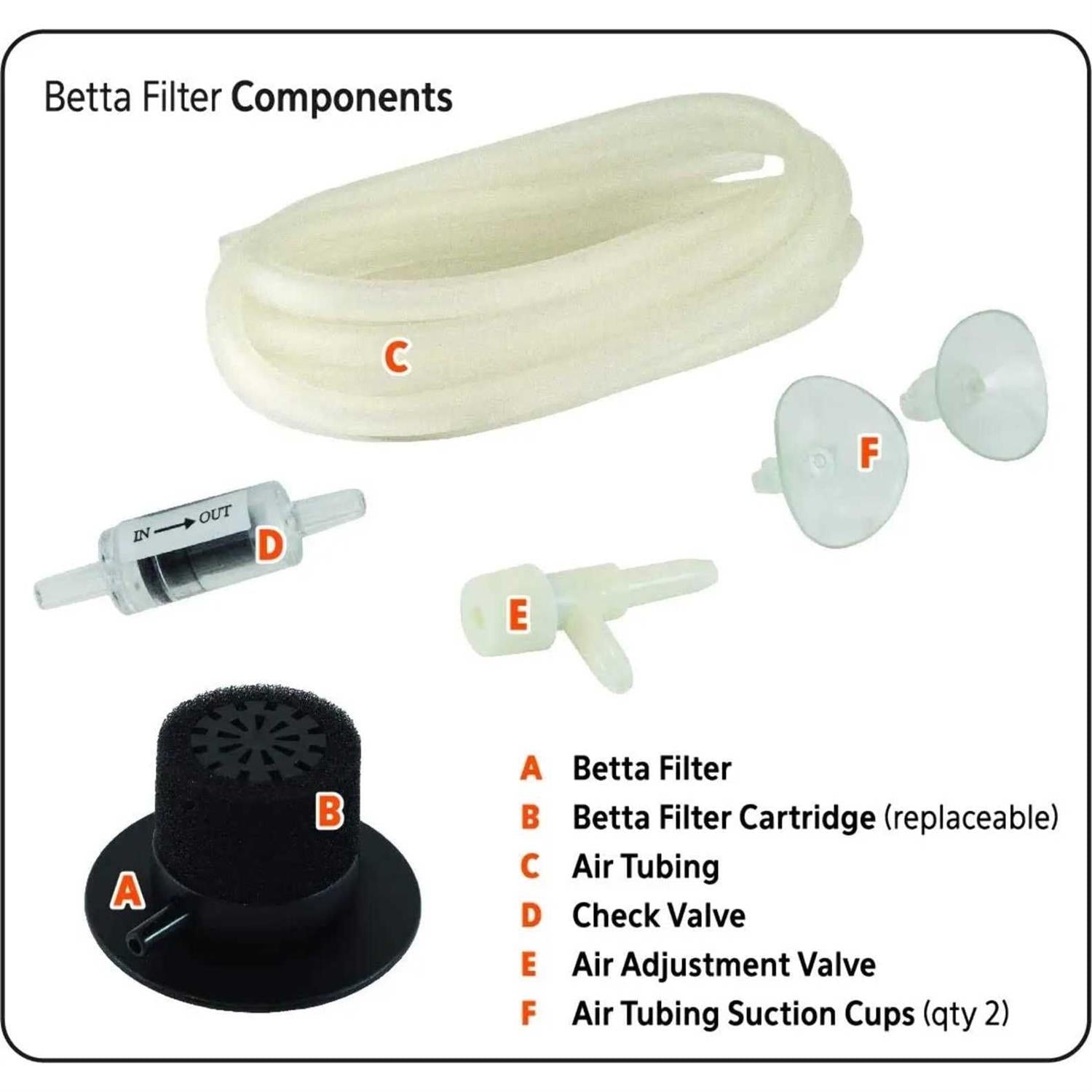 Betta Filter with Volcano G8257