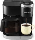 Keurig K-Duo Single Serve K-Cup Pod & Carafe Coffee Maker, Black,1470 watts