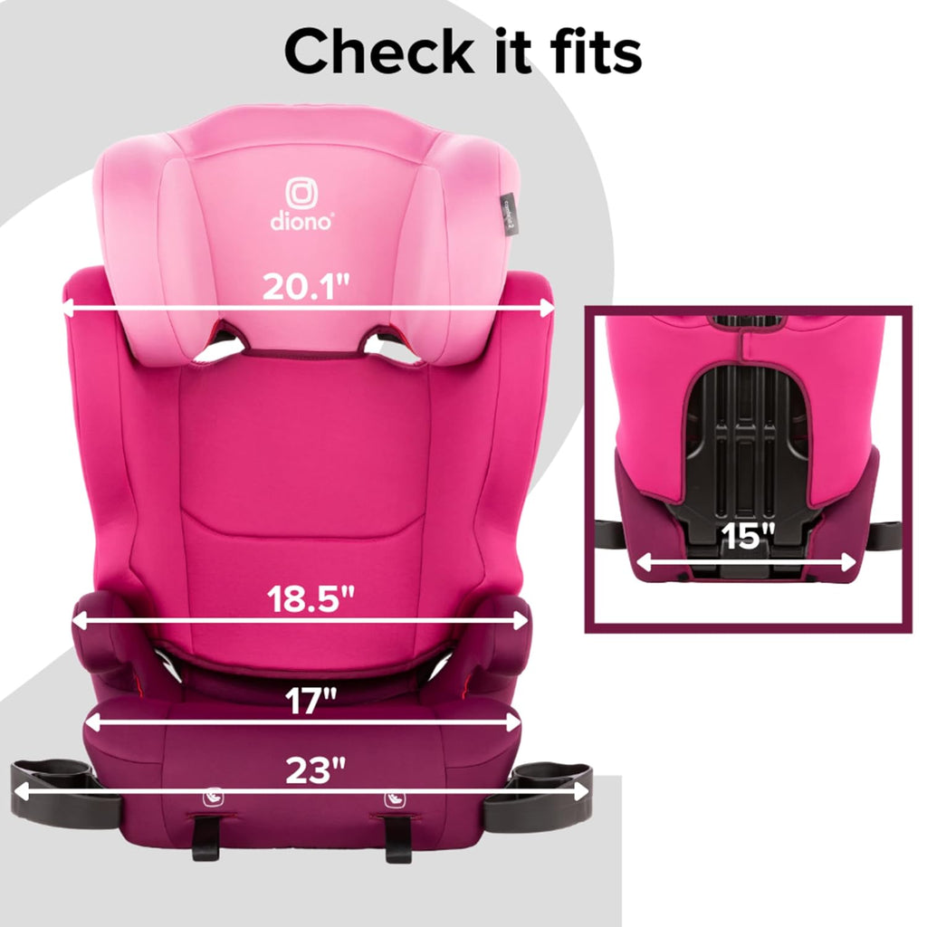 2-in-1 Belt Positioning Booster Seat with Dual Latch Connectors K474