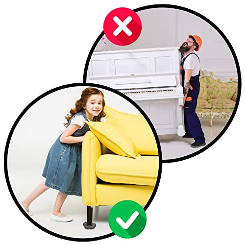 Heavy Duty Furniture Sliders for Moving Sofas and Refrigerators, 4 Pack F5864