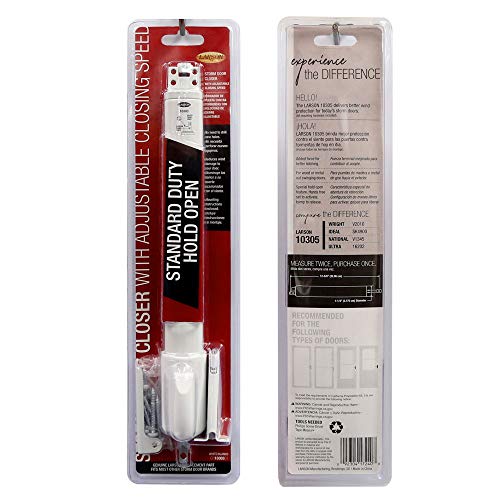 Storm Door Hold-Open Closer Kit White D5817
