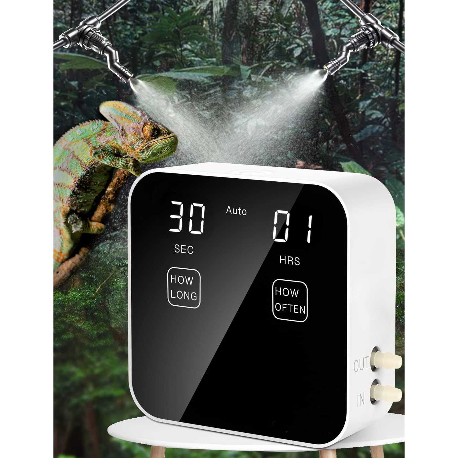 Ycxydr Reptile Mister Automatic Quiet Reptile Misting System with Timer - Pet Supplies online store