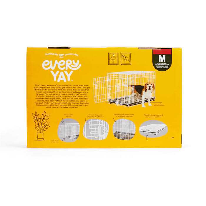 White 2-Door Dog Crate S765378