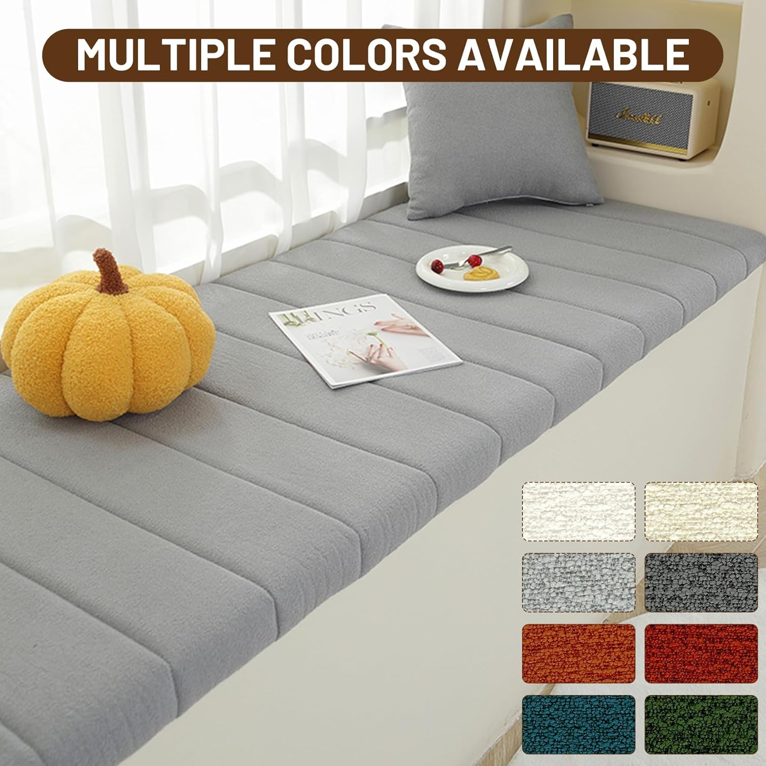 Window Seat Cushion Indoor Scratch-Resistant W4832