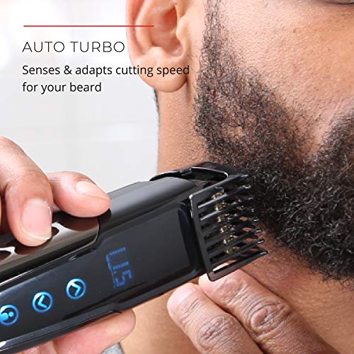 Beard Trimmer with Digital Touch Screen, Cordless Z709