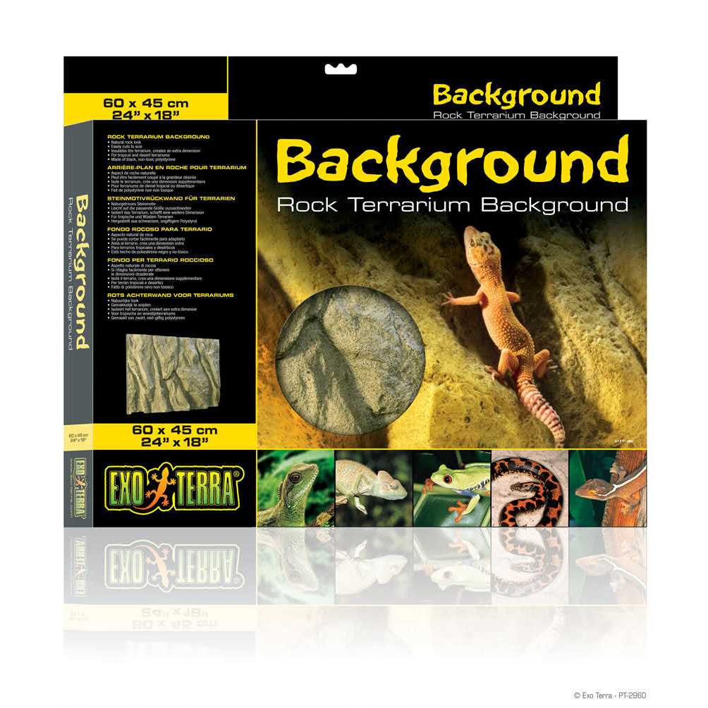Exo Terra Rock Terrarium Background - Pet Supplies online store