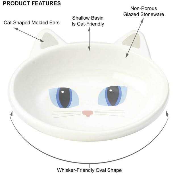 Oval Saucer Cat Dish P22425