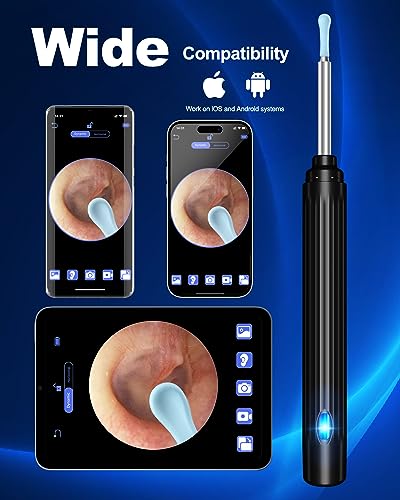 Ear Wax Removal Tool Camera with 6 LED Lights and Ear Picks J3289