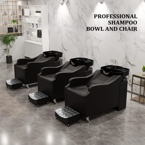Salon Shampoo Station with Porcelain Bowl P577