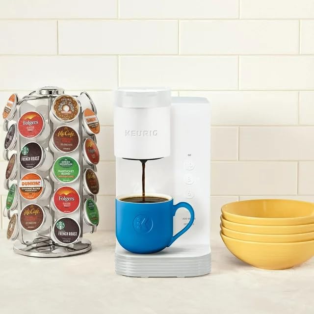 Single Serve K-Cup Pod Coffee Maker with 36oz Removable Reservoir, Black F373