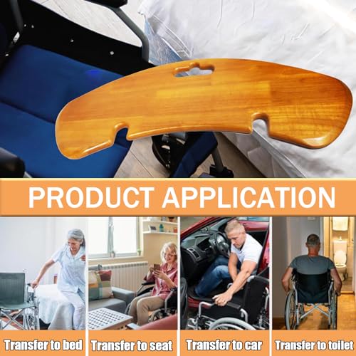 Slide Transfer Board for Patient Wheelchair to Bed, Couch, Toilet, Car S982052