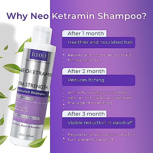 Medicated Anti Dandruff Shampoo for Itchy, Dry Scalp E374