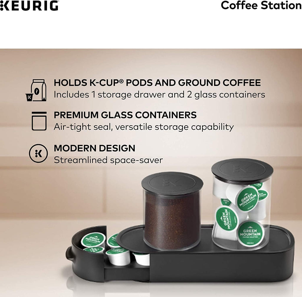 Single Serve Coffee Maker with K-Cup Pod Storage D38872