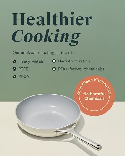 Nonstick Ceramic Frying Pan 10.5 Inch, Oven Safe, Induction Compatible W1335