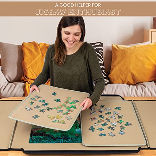 1500 Piece Jigsaw Puzzle Caddy with Table W911583