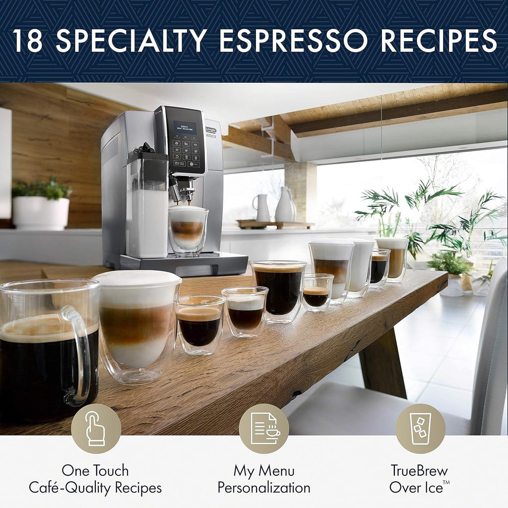 Fully Automatic Espresso Machine with LatteCrema, Silver P1131