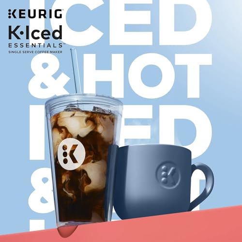 Iced and Hot Single-Serve Coffee Maker, 4 Cup Sizes, 36oz Reservoir A9058
