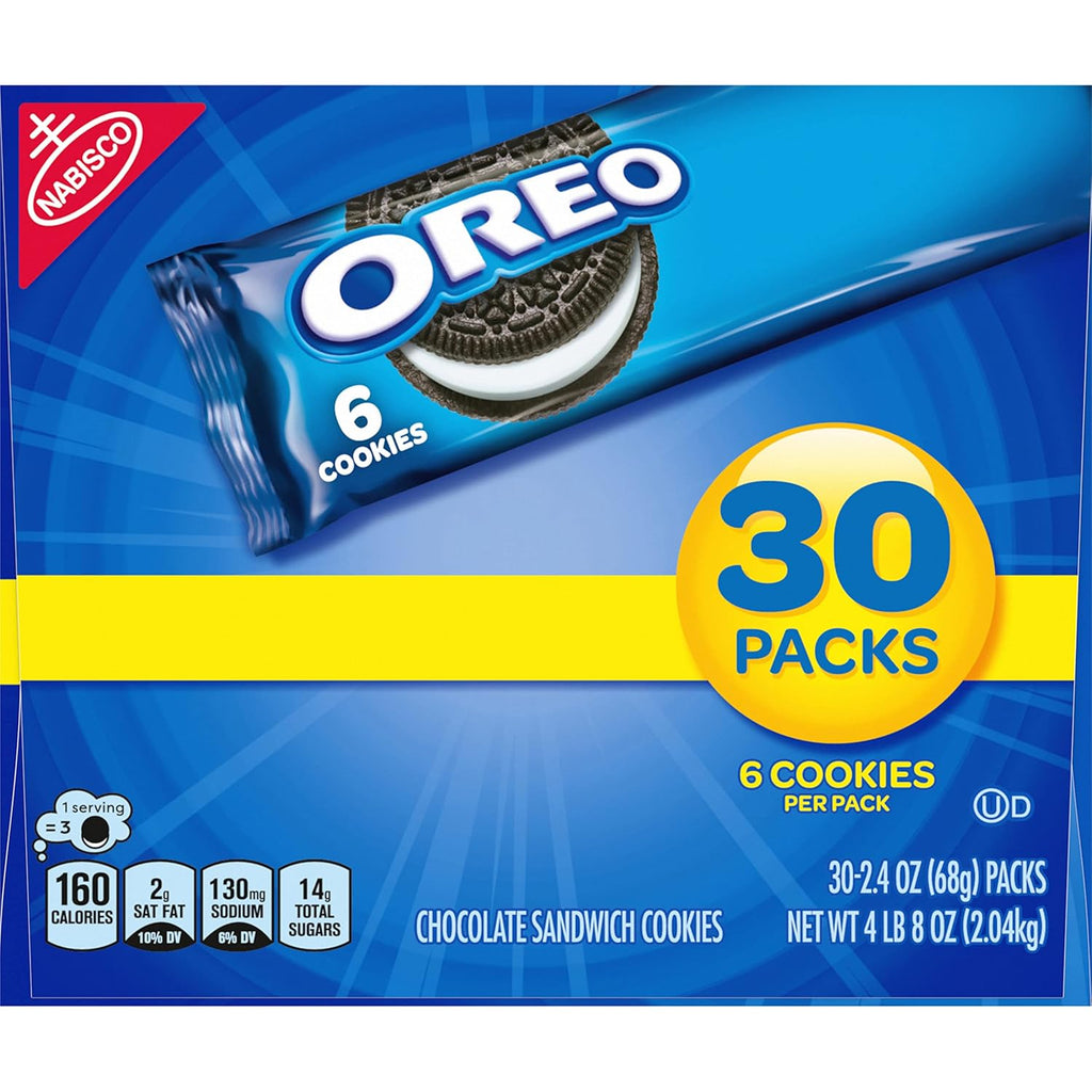 Chocolate Sandwich Cookies, 120 Snack Packs N165046