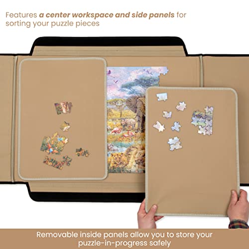 1500 Piece Jigsaw Puzzle Caddy with Table W911583