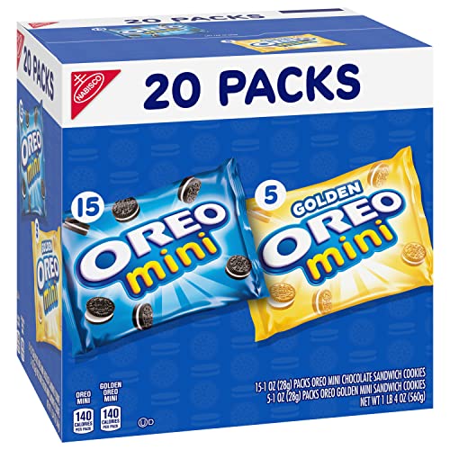 Mini Sandwich Cookies Variety Pack, 20 Snack Packs Y26995