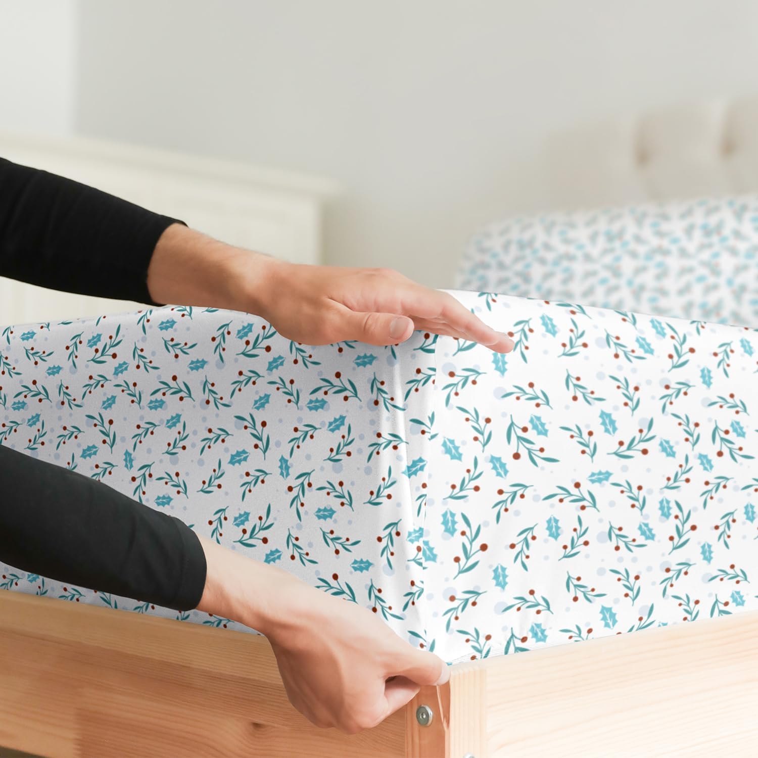 Christmas Sheets 4 Piece Deep Pocket Bedding Set I1625