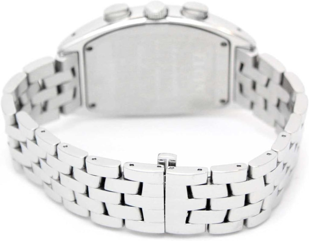 Men's Watch, Silver Dial with Black Face M470