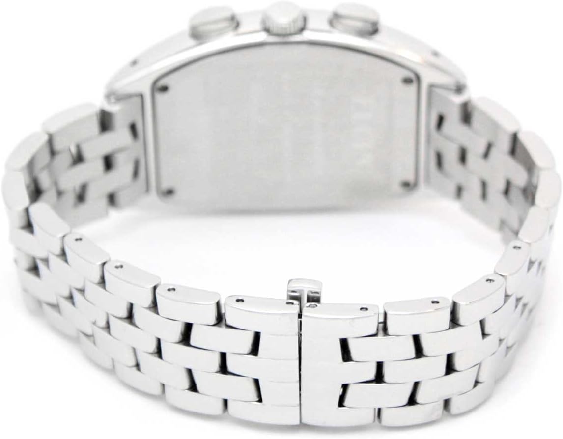 Men's Watch, Silver Dial with Black Face M470