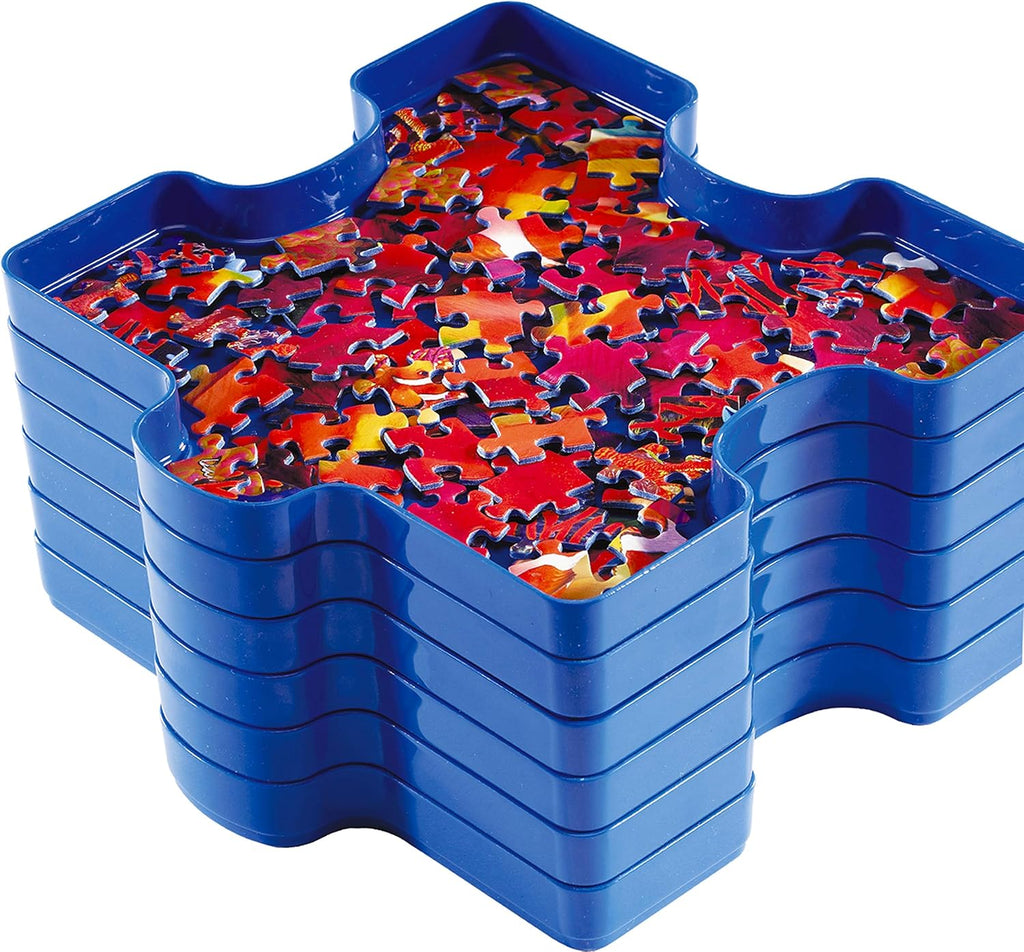 Jigsaw Puzzle Sorting Trays for 1000 Pieces, Stackable and Portable V528
