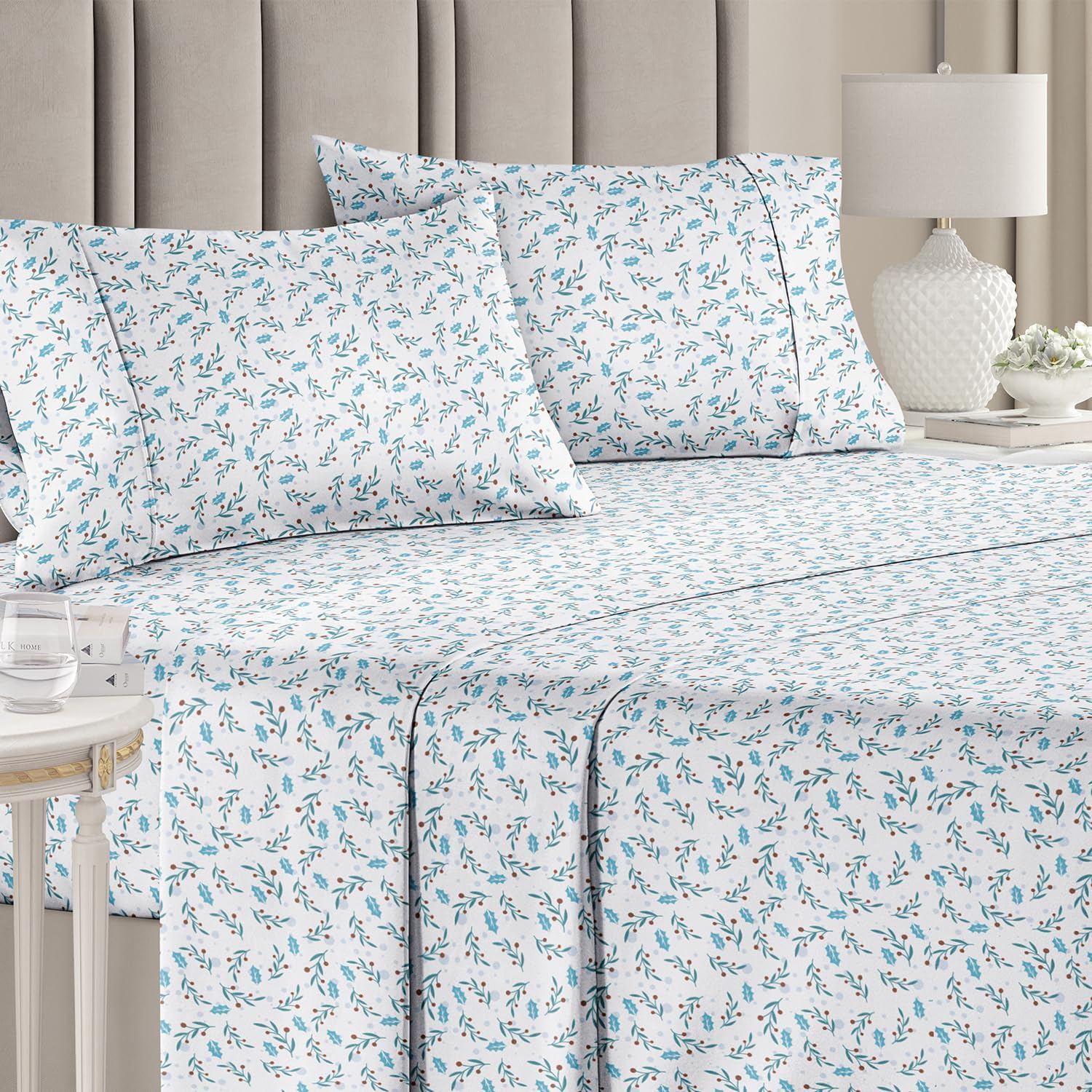 Christmas Sheets 4 Piece Deep Pocket Bedding Set I1625
