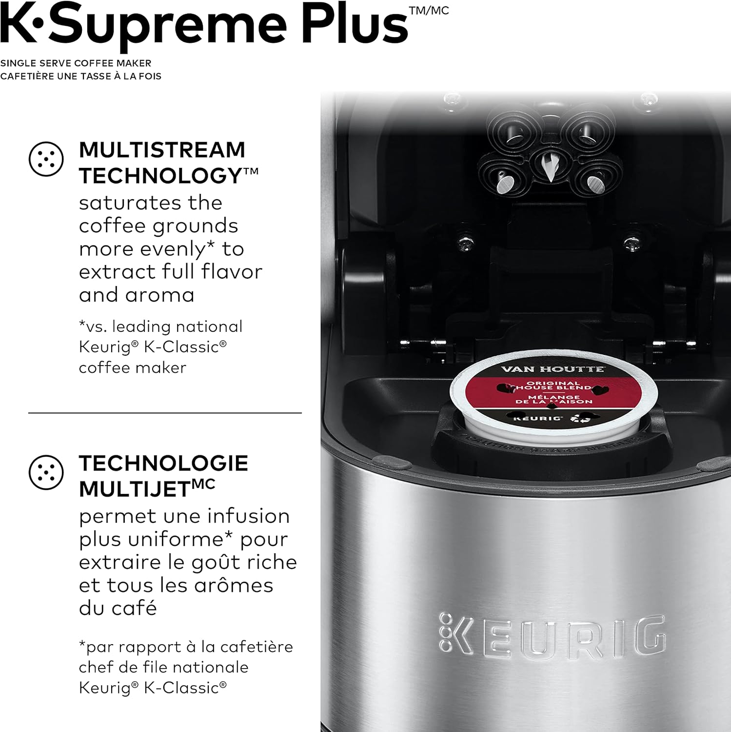 Single Serve K-Cup Pod Coffee Maker V8703
