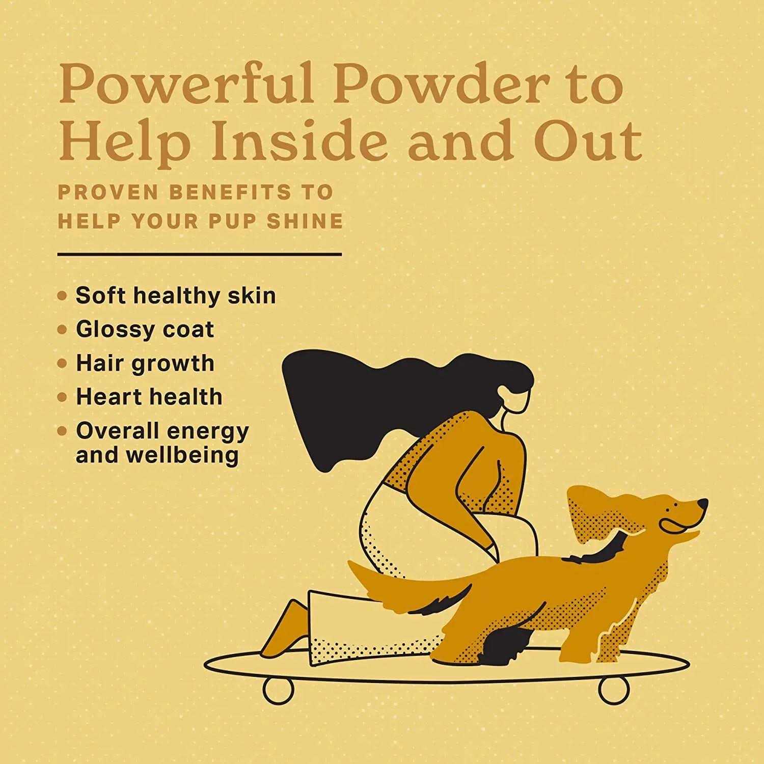 Skin & Coat Powder Supplement for Pets P322