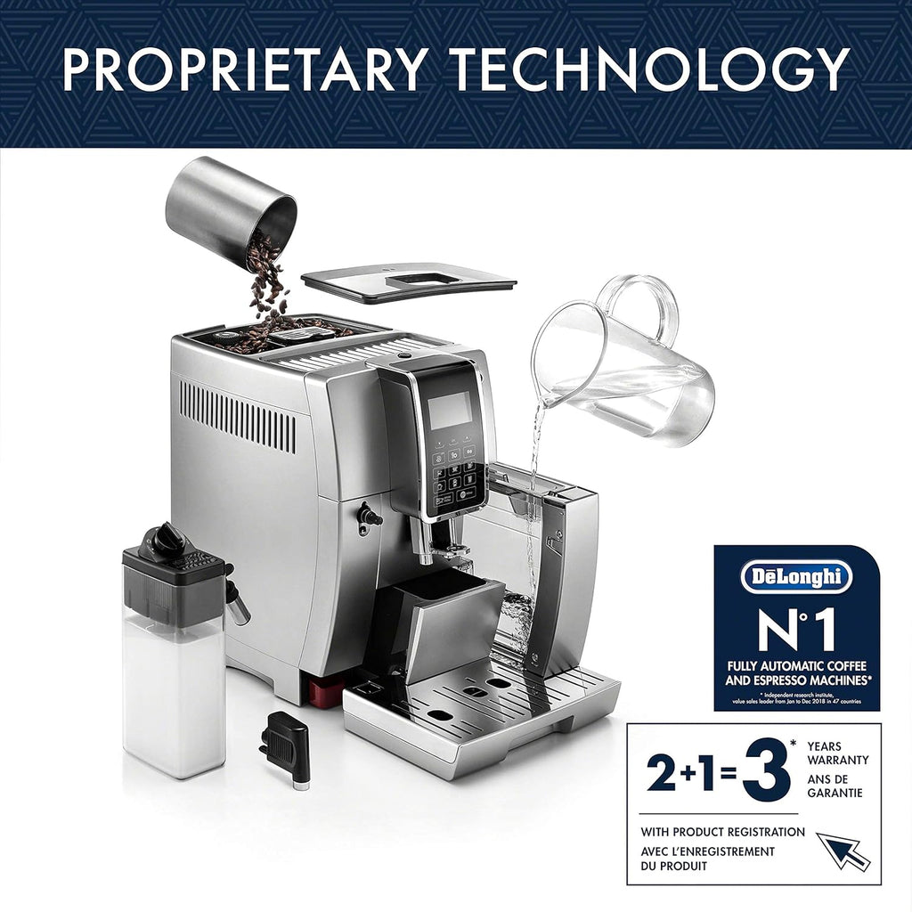 Fully Automatic Espresso Machine with LatteCrema, Silver P1131