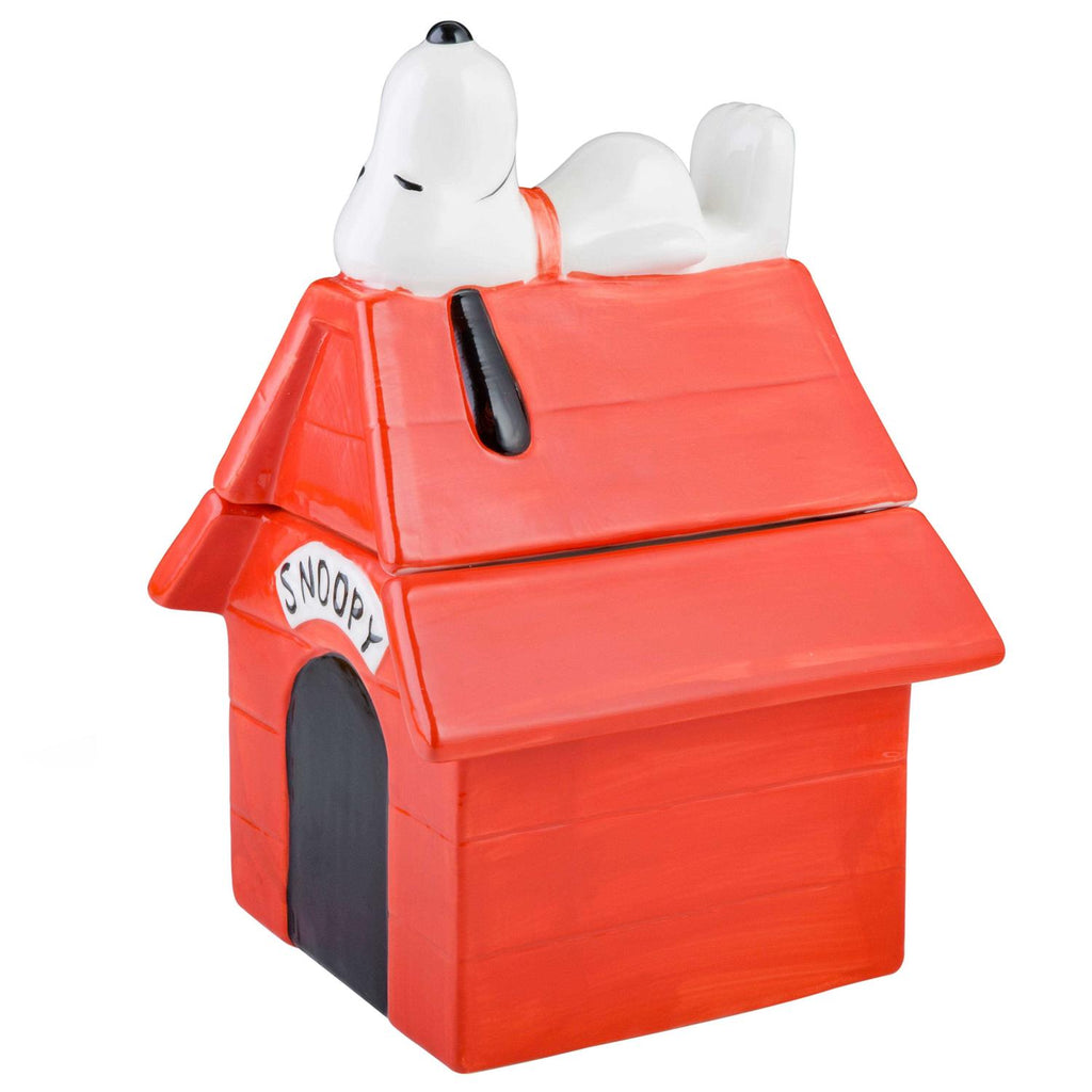 Gibson Peanuts Classic Snoopy 11.2 Dog House Durastone Cookie Jar - Pet Supplies online store