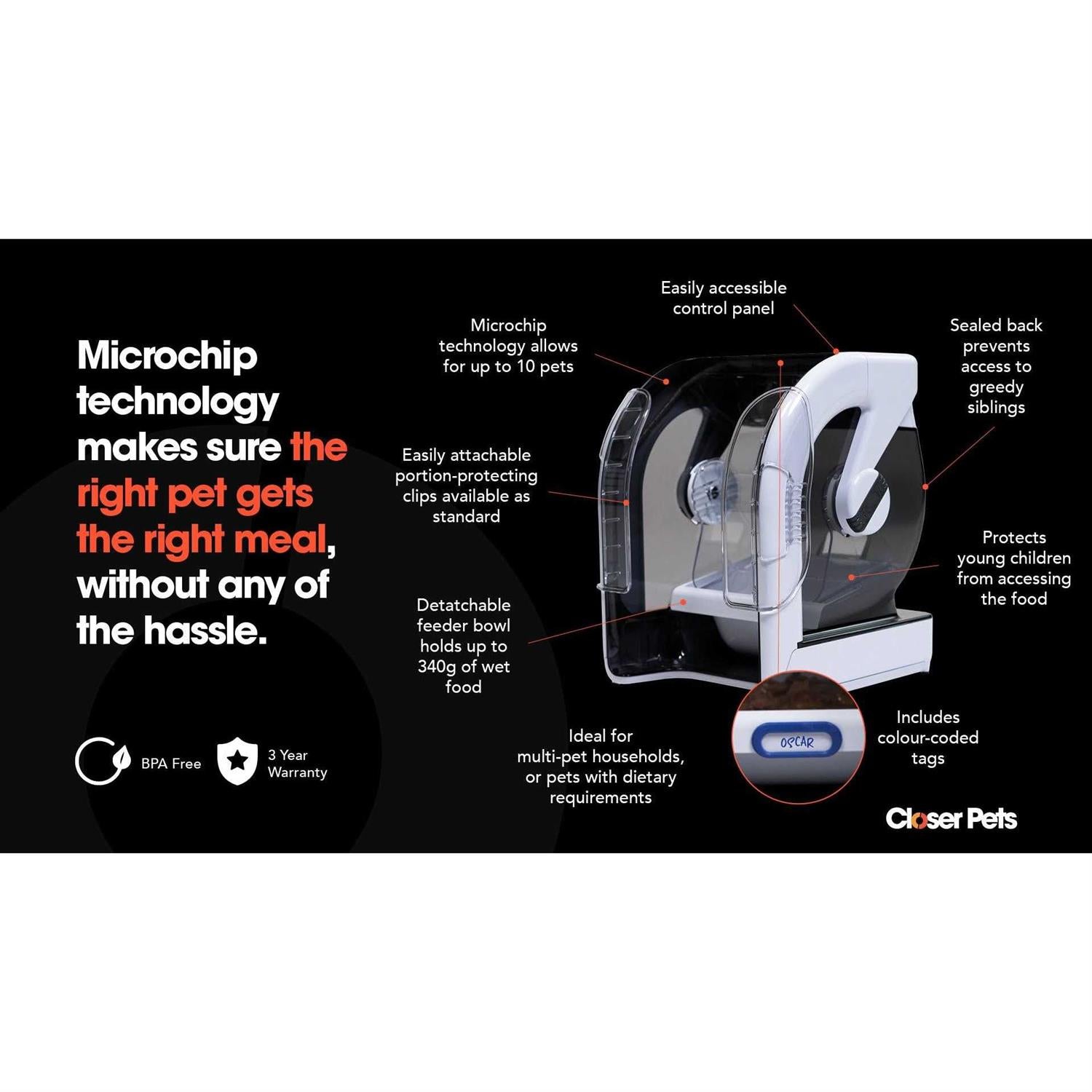 Automatic Microchip Pet Feeder O506