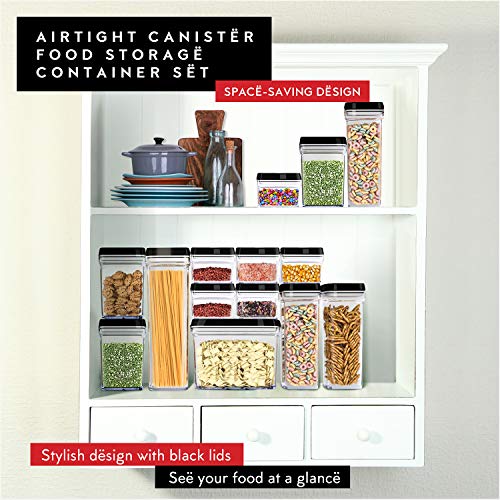 Pasta Storage Containers for Pantry Airtight, 2 Pack for Spaghetti and Noodles W9436