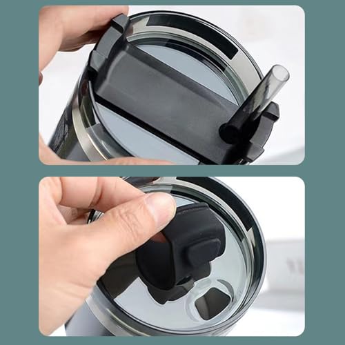 Double Wall Stainless Steel Insulated Travel Mug with Lid Q947