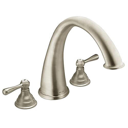 Two-Handle High Arc Roman Tub Faucet without Valve, Oil Rubbed Bronze V302