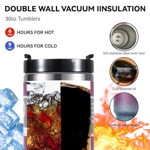 Double Wall Stainless Steel Insulated Travel Mug with Lid W11321