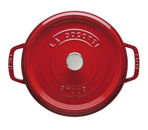 4 Qt. Round Cocotte, Cherry Red Z239421